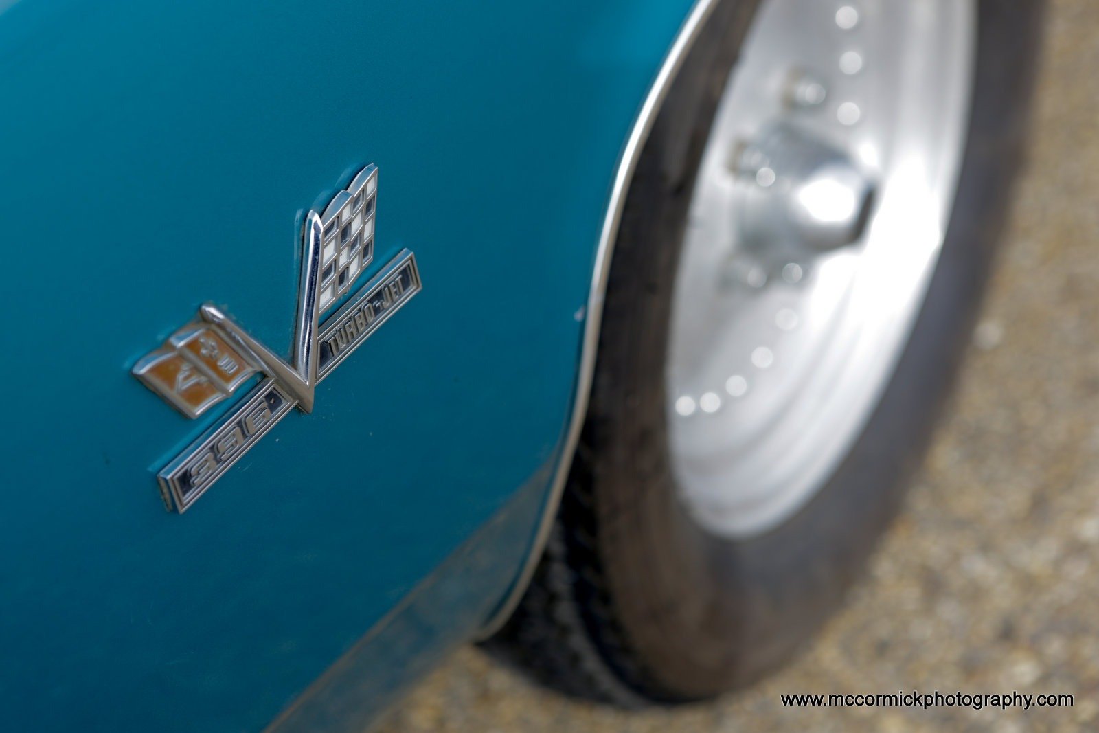 396 Turbo-Jet Fender Badge