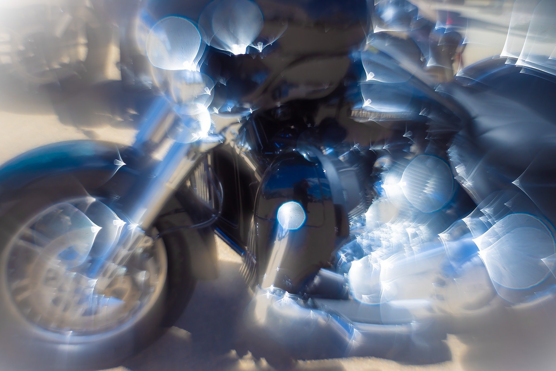 Abstract Harley-Davidson Close-Up