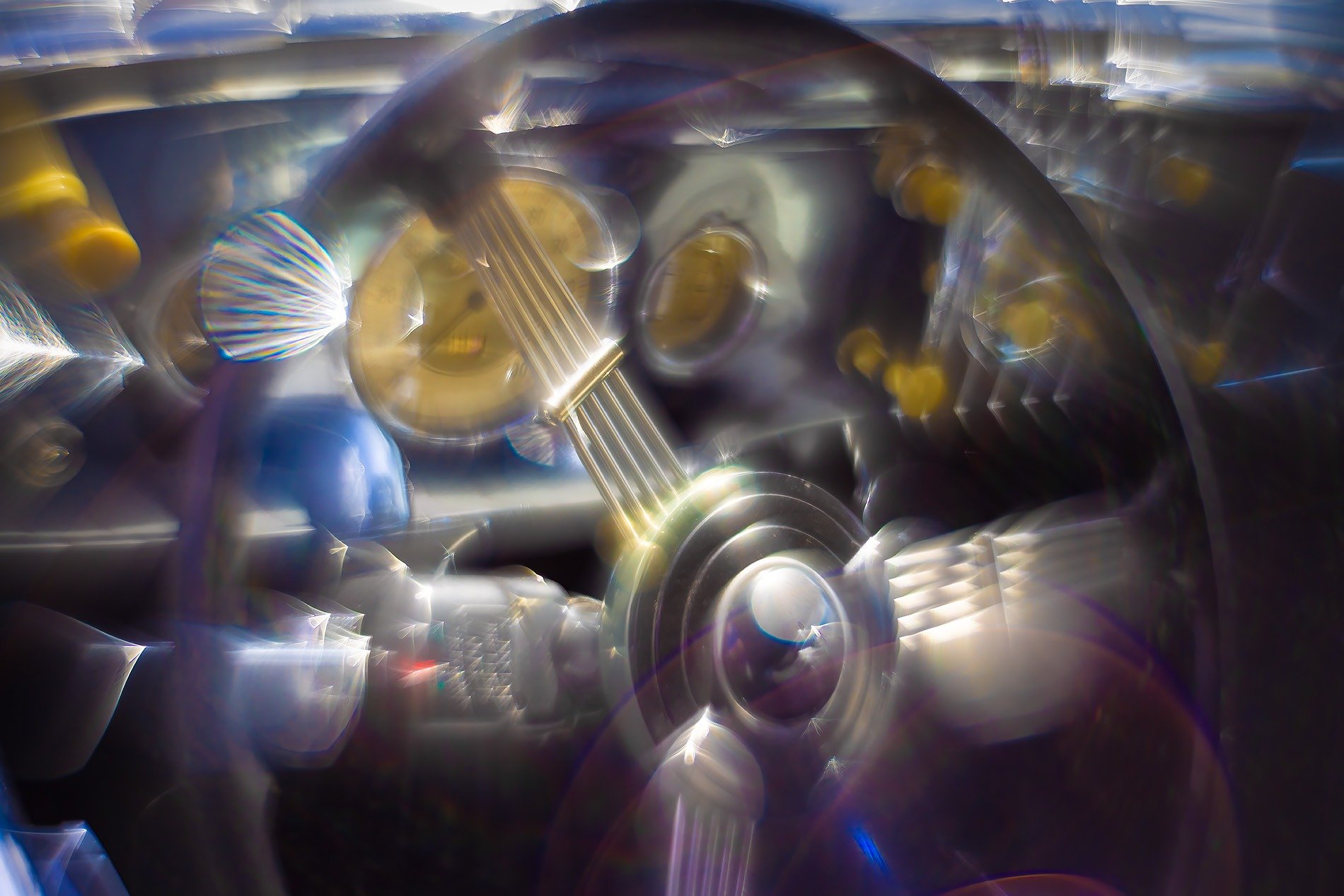 Banjo Steering Wheel and Gauges
