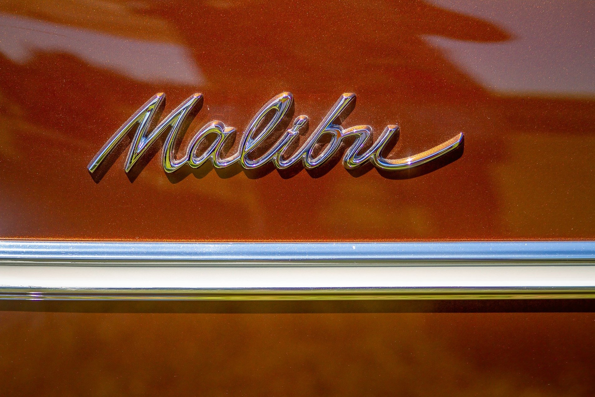 Chrome Malibu Badge