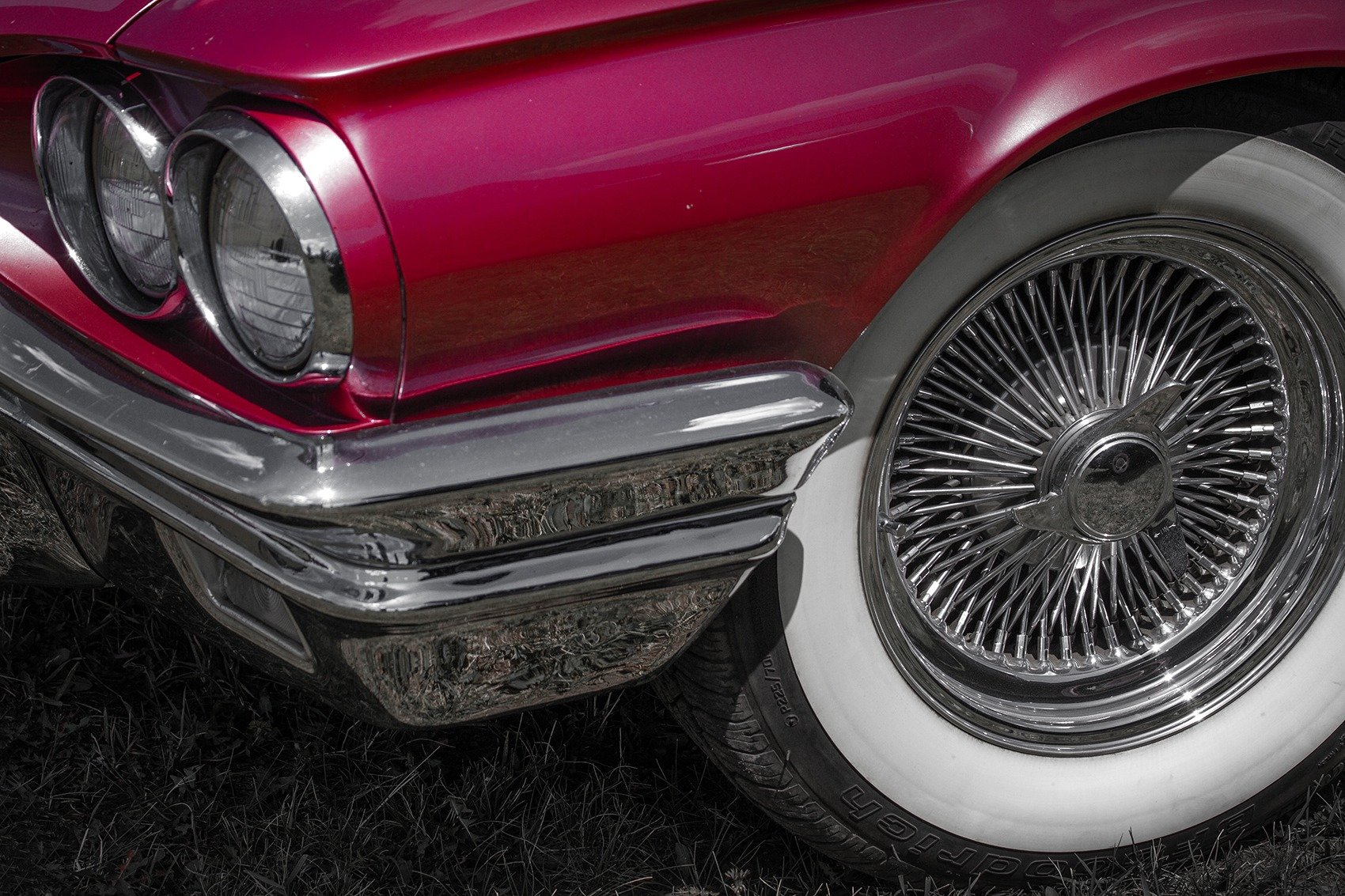 Magenta Thunderbird Fender
