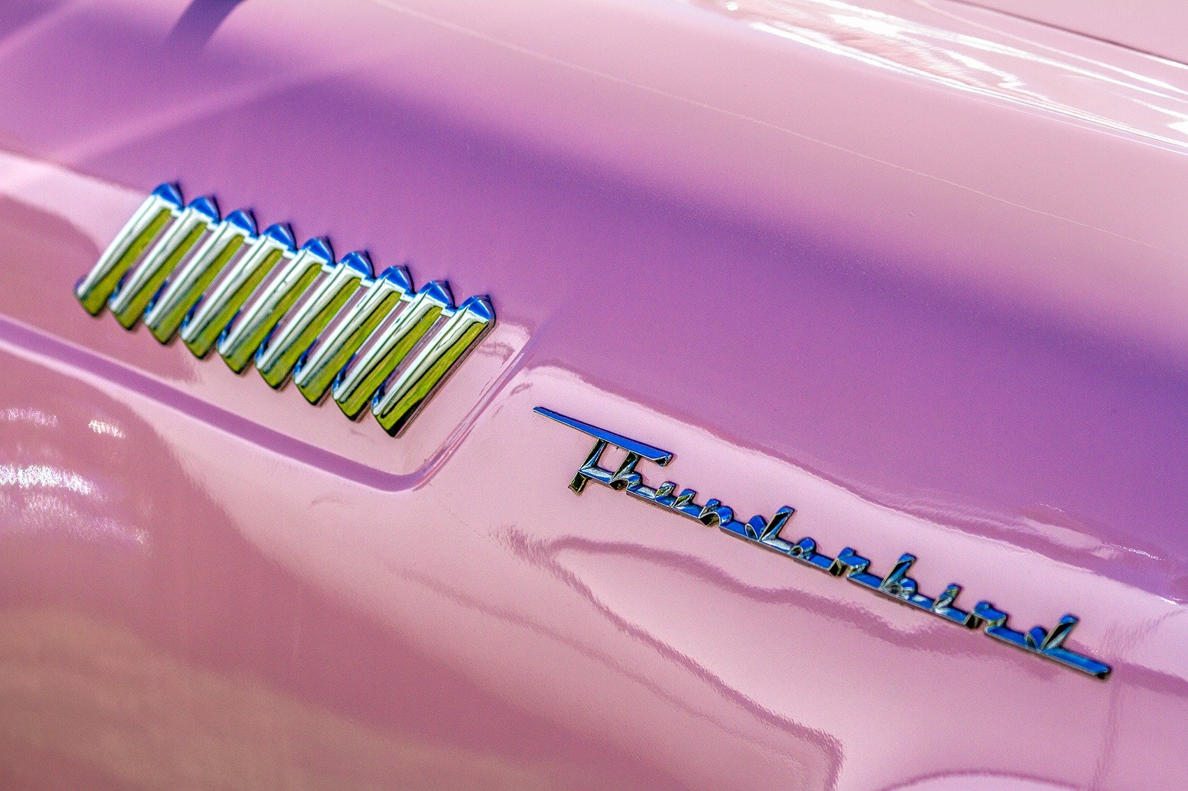 Pink Thunderbird Fender