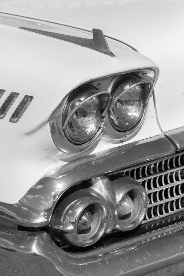 1958 Chevrolet Headlight Detail