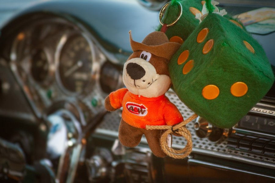 A&W Bear and Fuzzy Dice