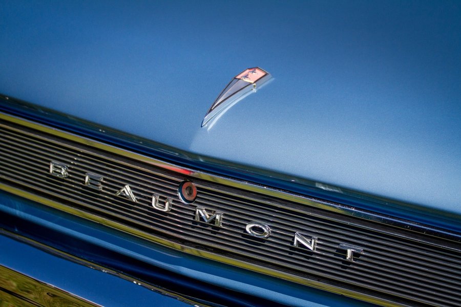 Blue Beaumont Hood and Grille