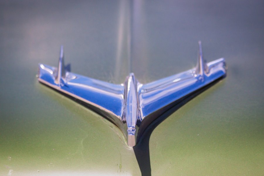 Chrome Jet Hood Ornament
