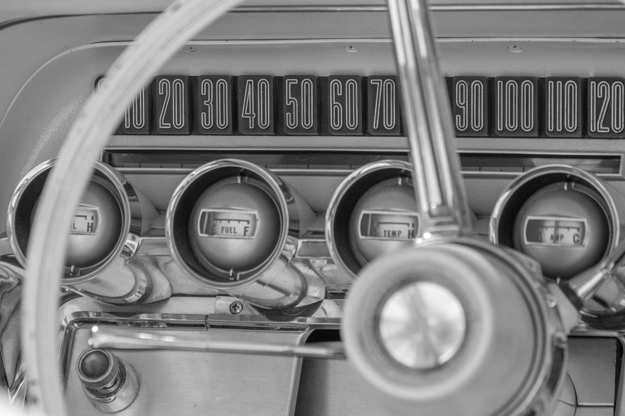 Classic Car Dashboard