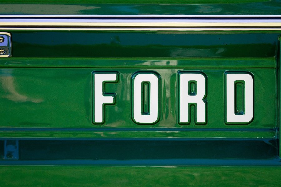 Green Ford Tailgate