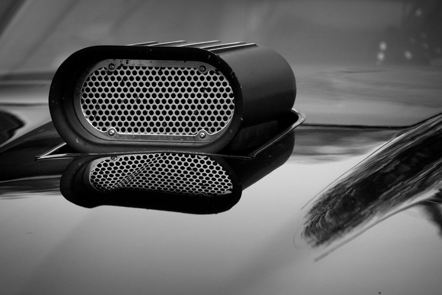 Hood Scoop Reflection