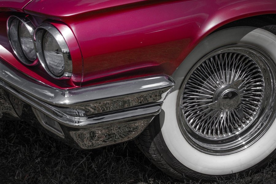Magenta Thunderbird Fender