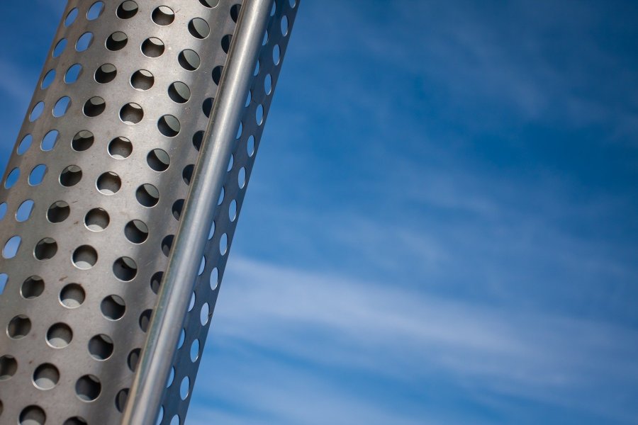 Perforated Exhaust Heat Shield