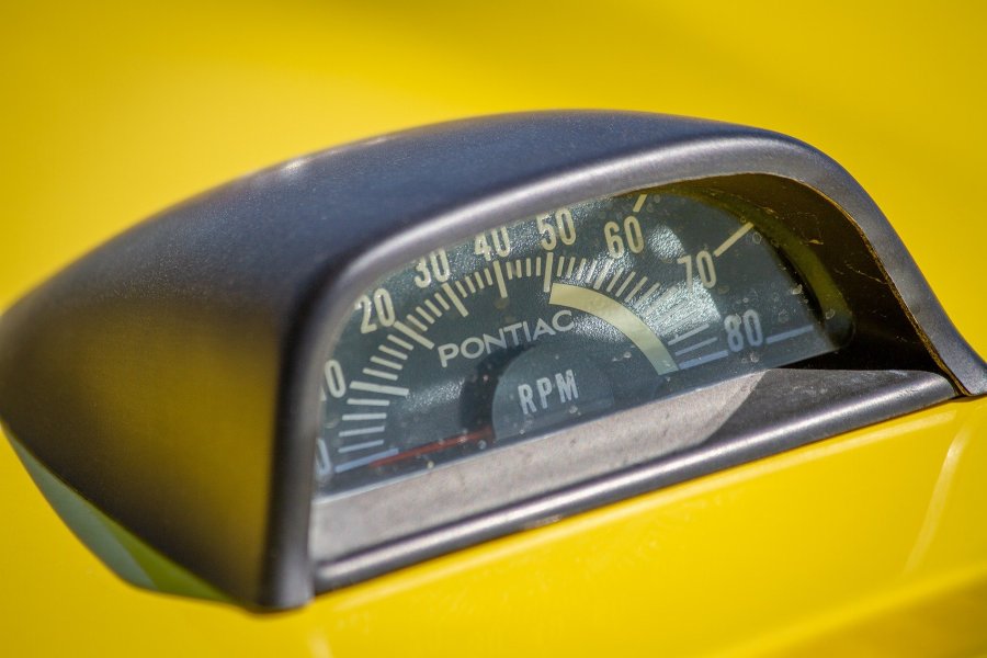 Pontiac Hood Tachometer