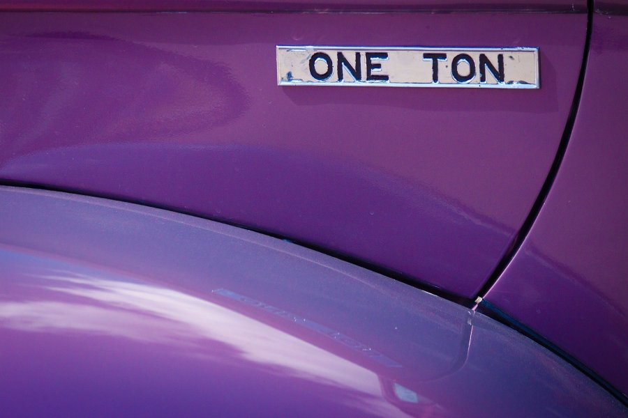 Purple One Ton Badge