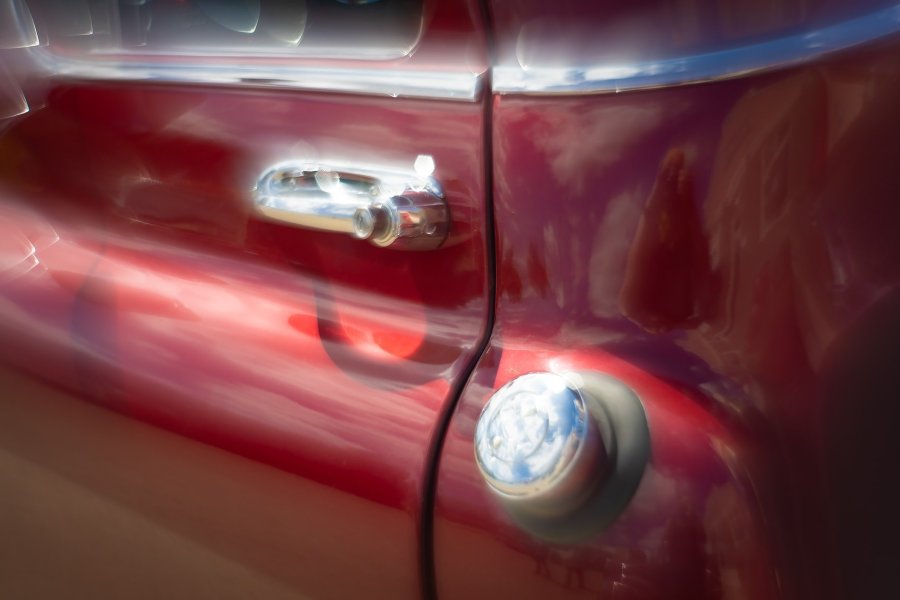 Red Vintage Truck Details