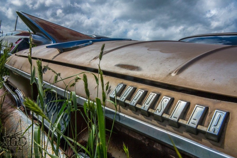 Rusty Chrysler Tailfin