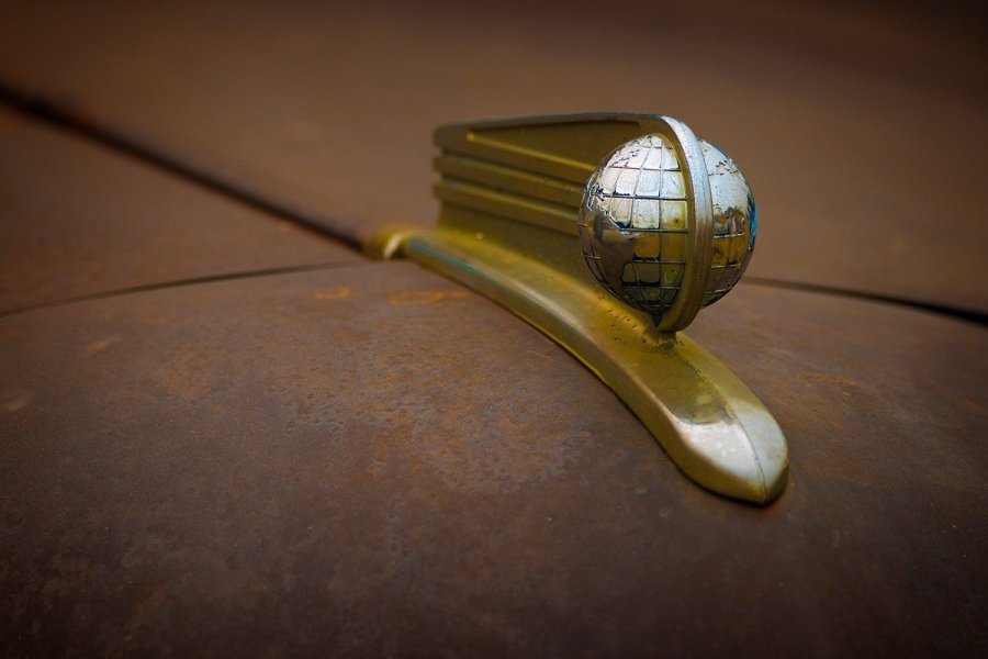 Studebaker Globe Hood Ornament