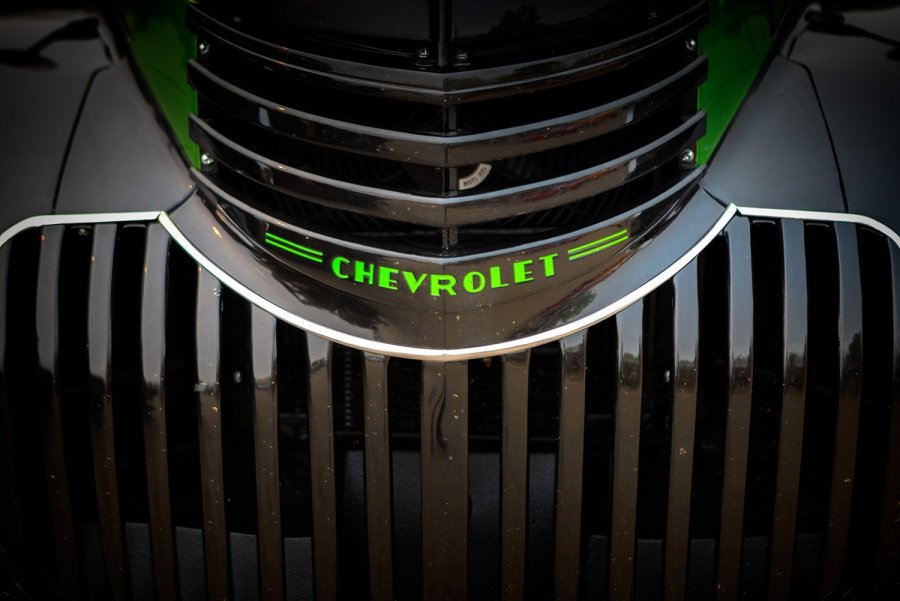 Vintage Chevrolet Grille Lettering
