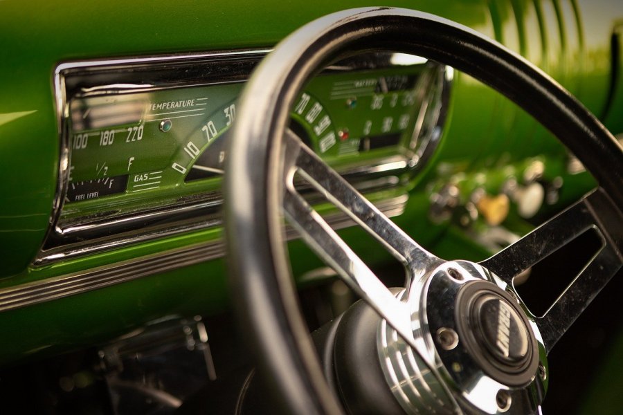 Vintage Green Dashboard