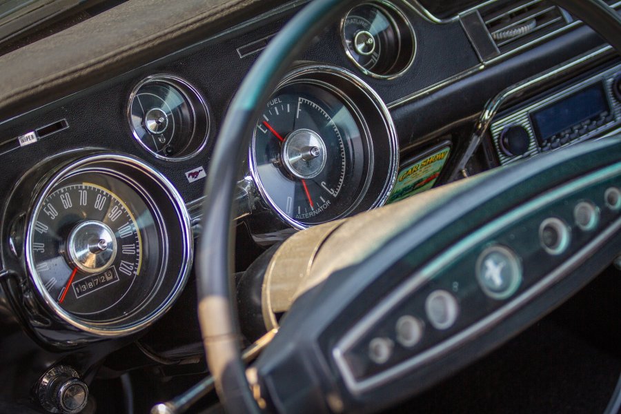 Vintage Mustang Dashboard