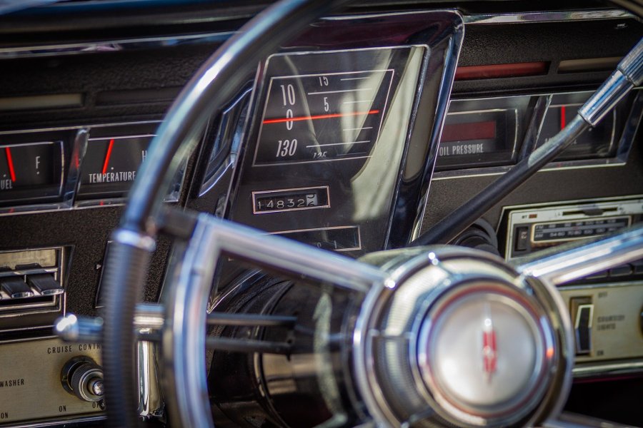 Vintage Oldsmobile Dashboard