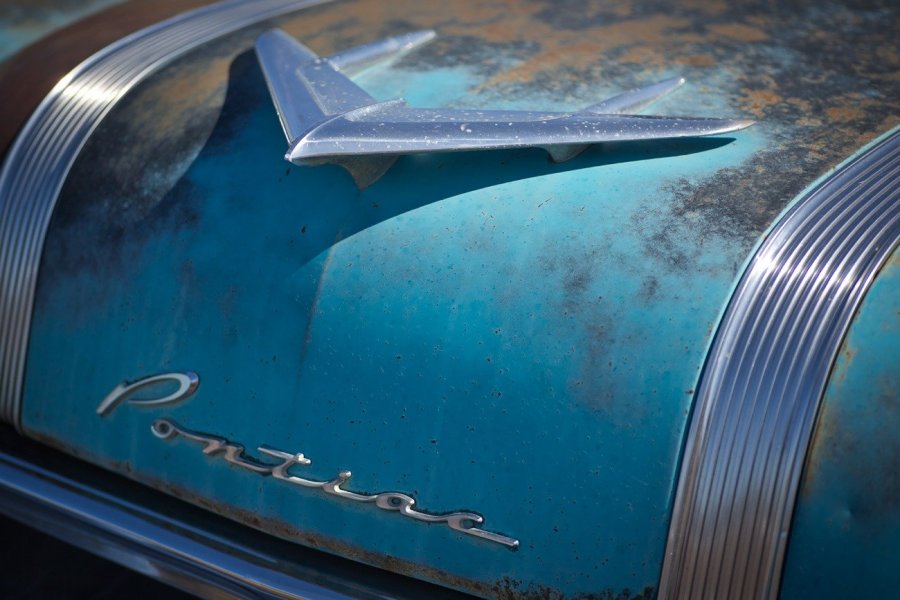 Weathered Pontiac Emblem