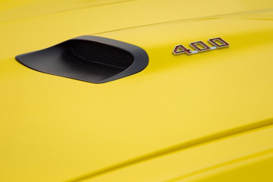 Yellow Hood with 400 Badge