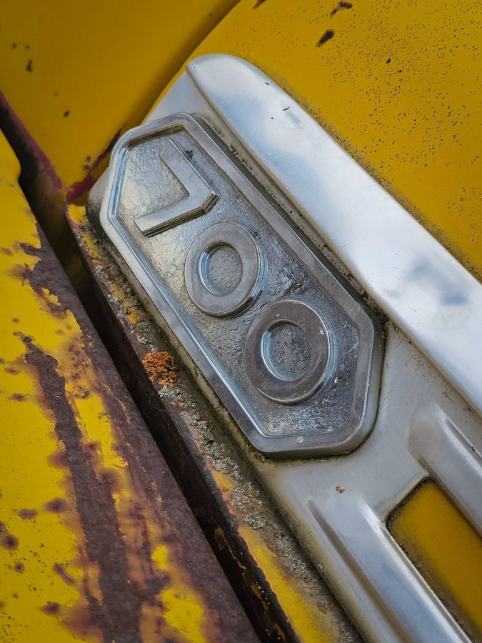 Yellow Truck 700 Emblem