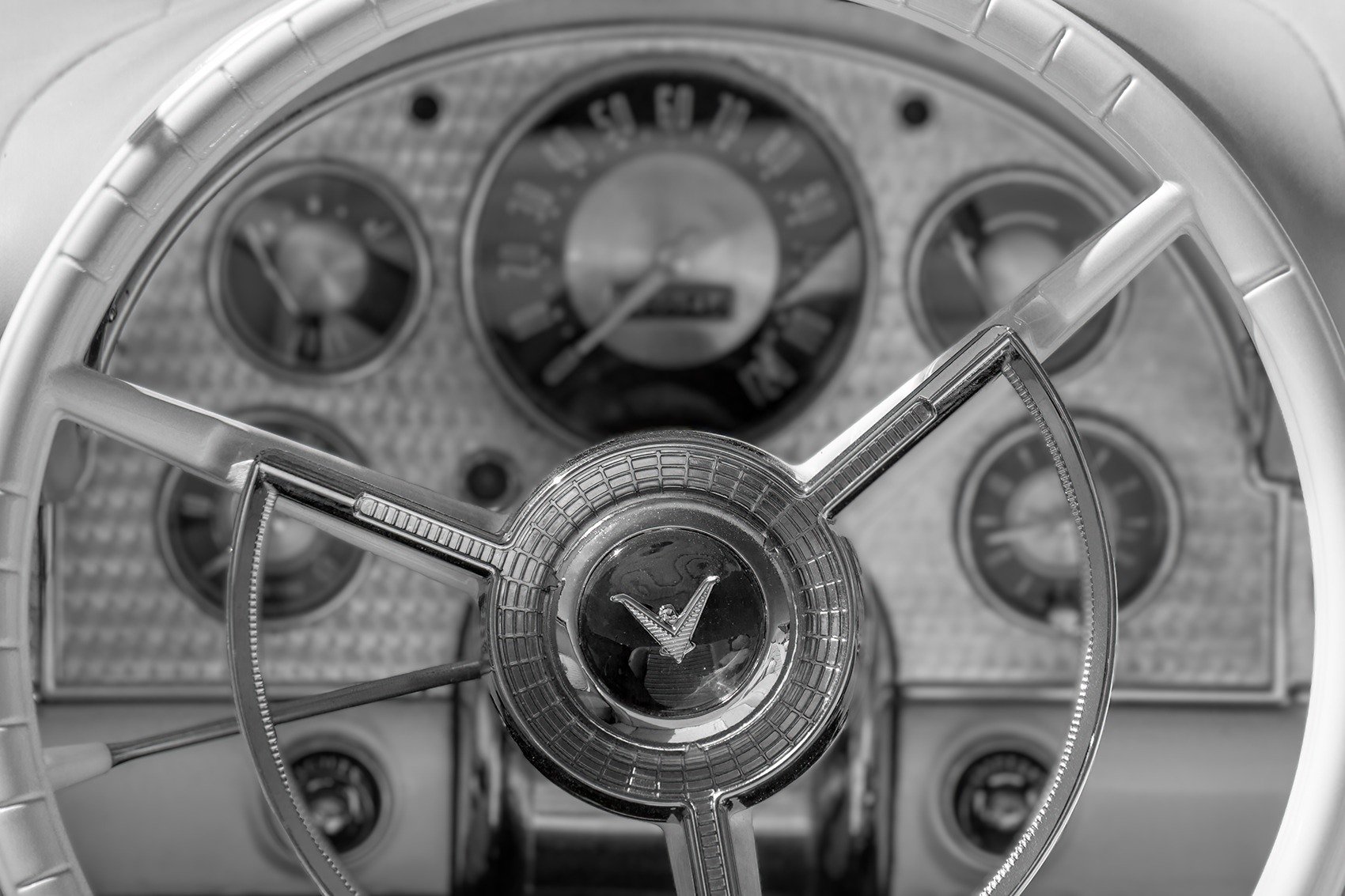 Thunderbird Dashboard and Steering Wheel