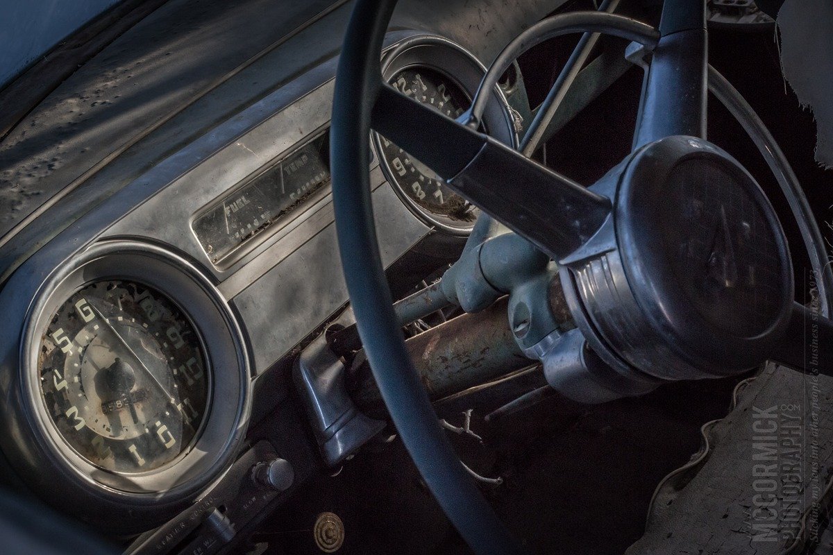 Vintage Car Dashboard