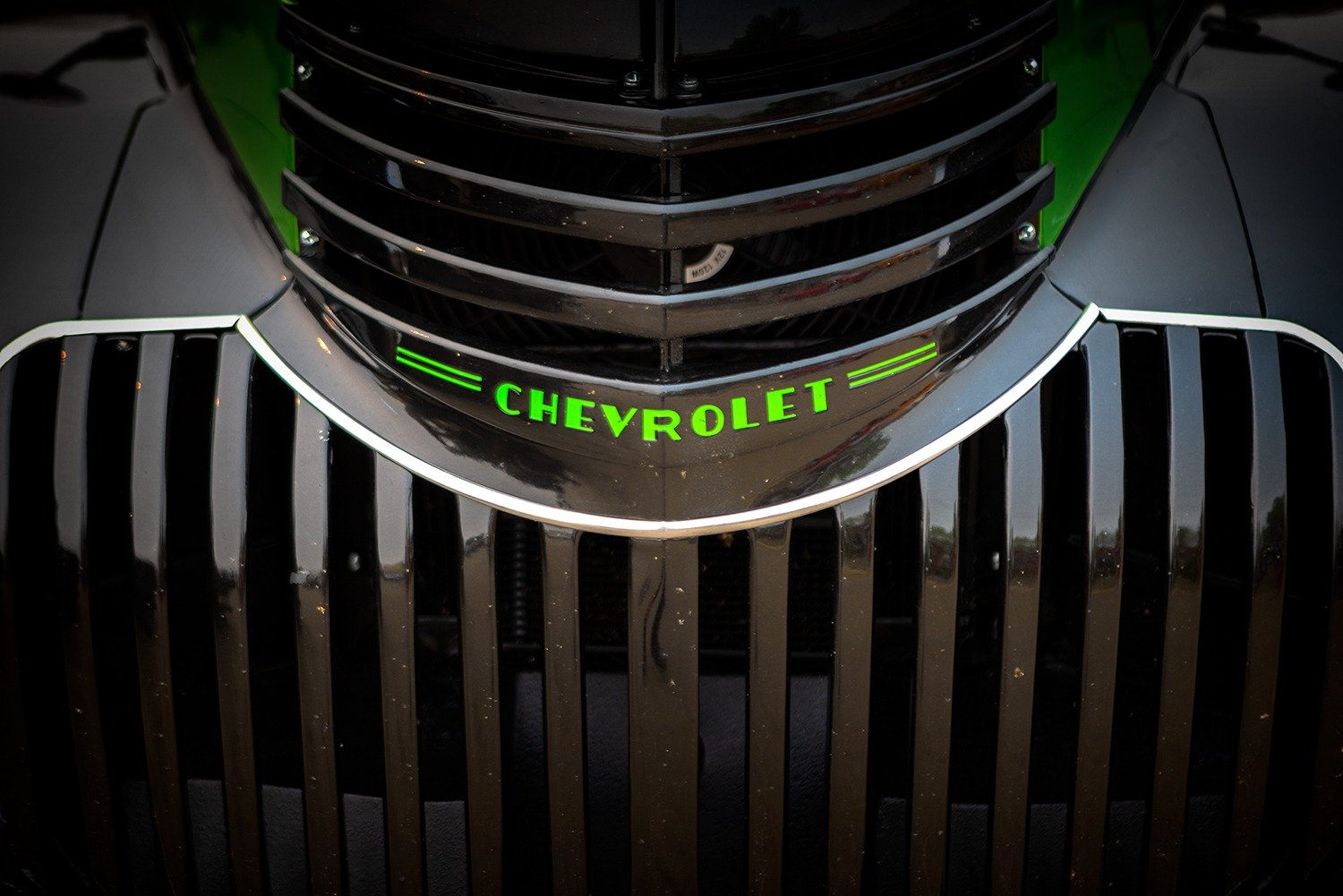 Vintage Chevrolet Grille Lettering