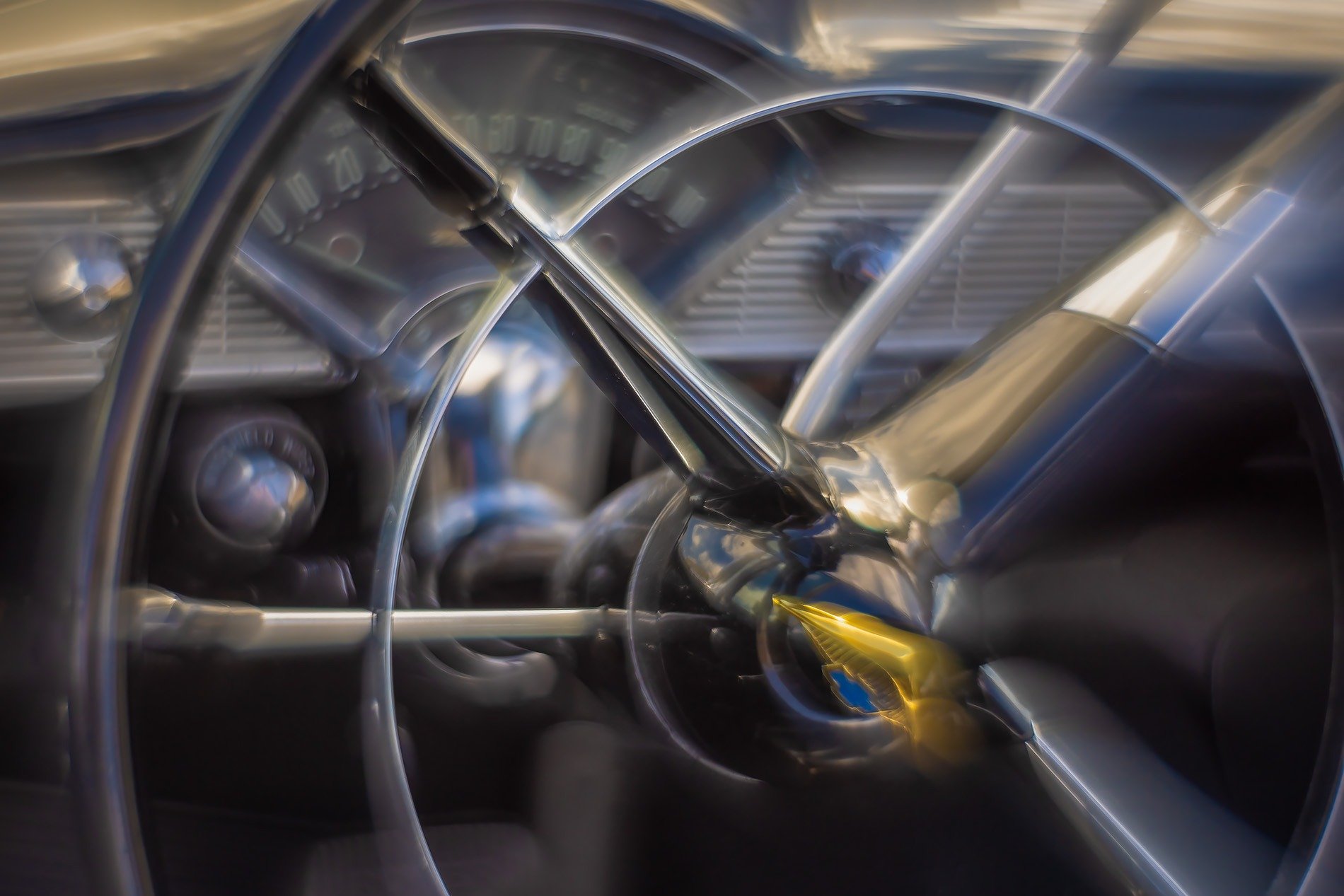 Vintage Chevrolet Steering Wheel