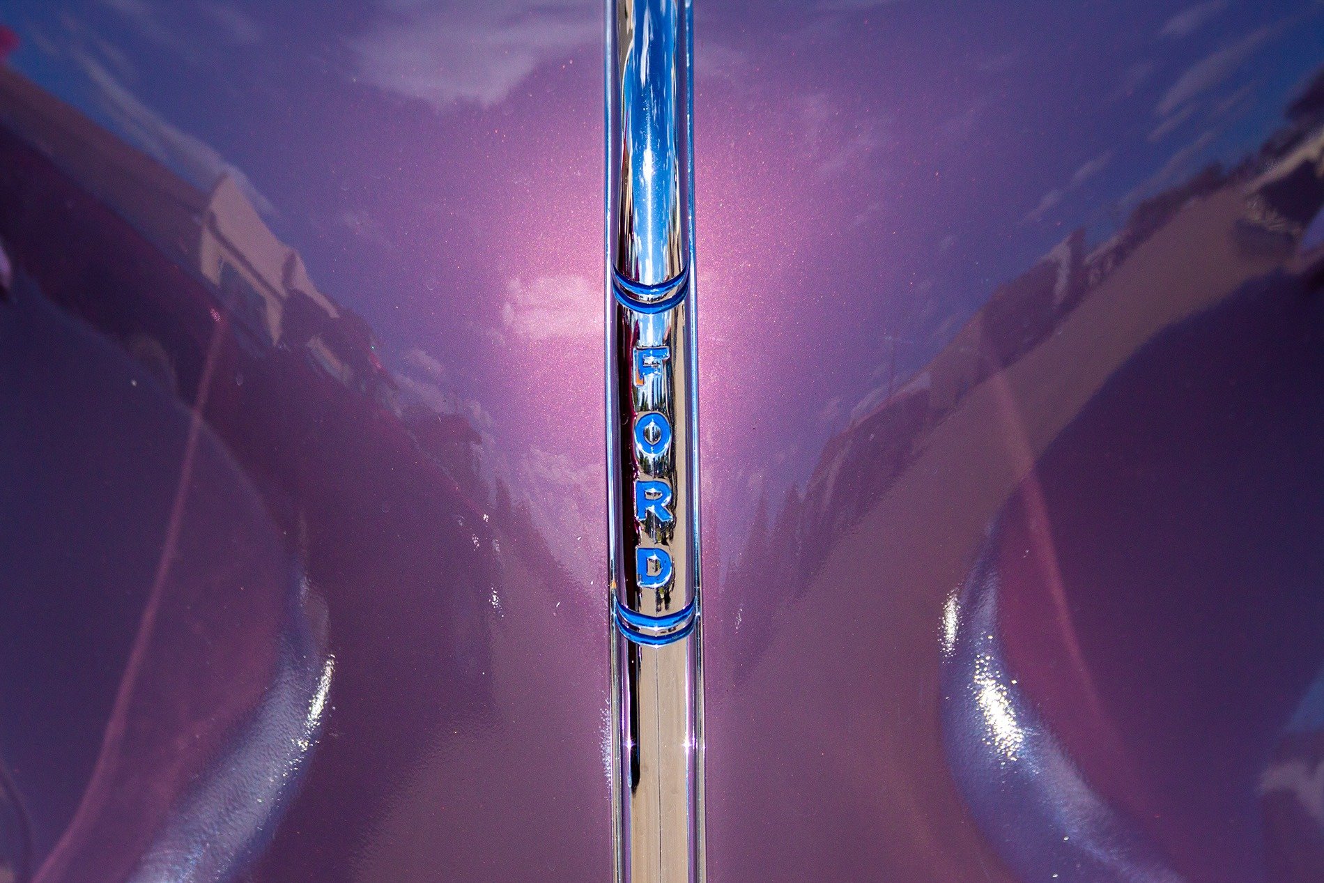Vintage Ford Hood Trim
