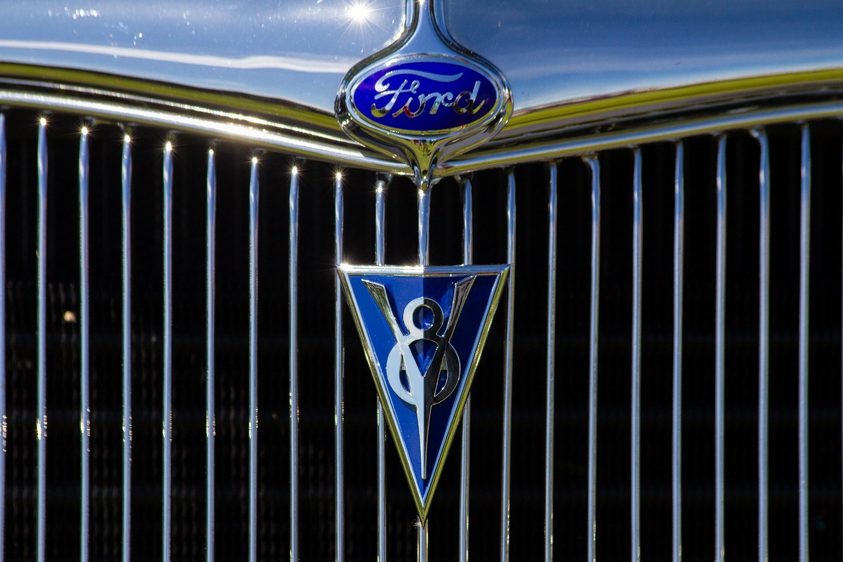 Vintage Ford V8 Grille