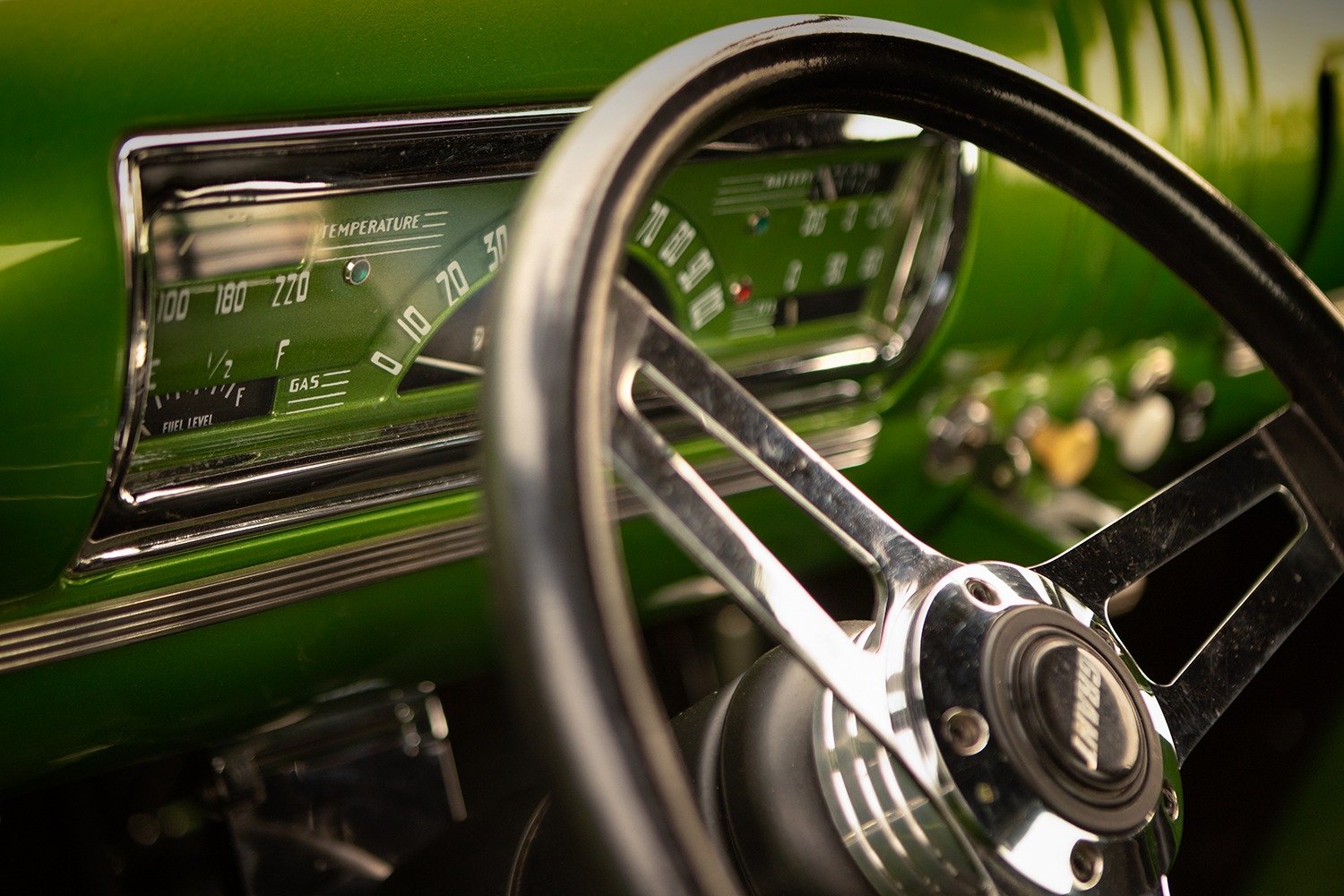 Vintage Green Dashboard