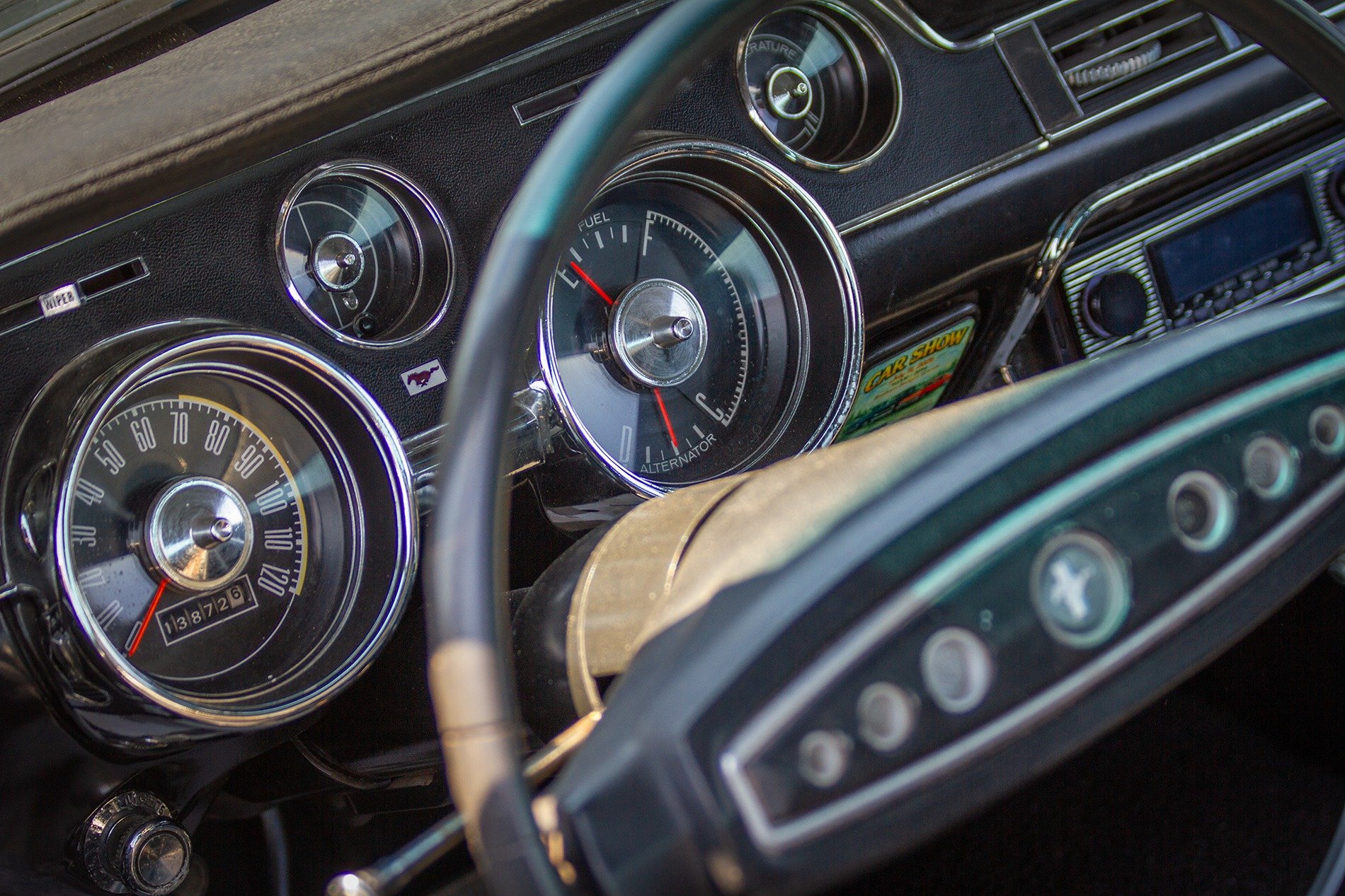Vintage Mustang Dashboard